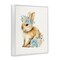 Stupell Industries Watercolor Nursery Bunny Framed Giclee, design by LSR Design Studio